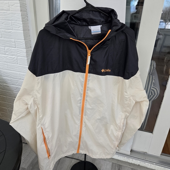 Columbia Men's Black and Cream Hooded Jacket XL - Picture 2 of 9